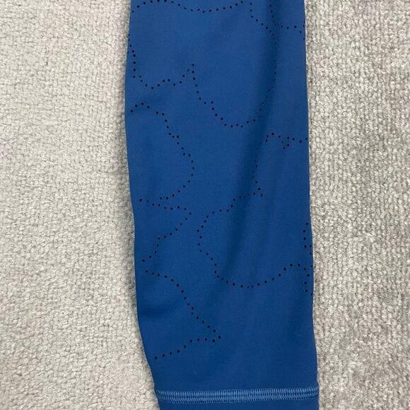 Athleta Atlantis Blue All In Reaction 7/8 Tight Laser Cut Pocket Legging Size S - Picture 4 of 6